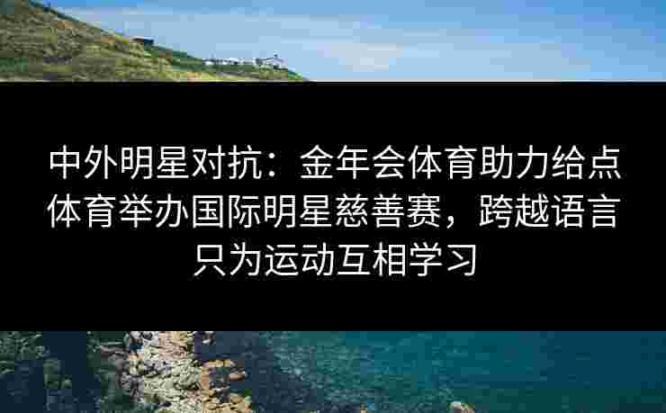 中外明星对抗：金年会体育助力给点体育举办国际明星慈善赛，跨越语言只为运动互相学习